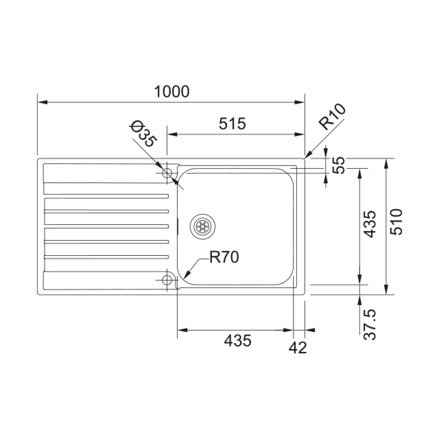 FRANKE 101.0531.600 AGX 611-100