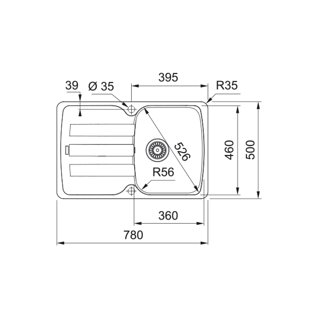 FRANKE 114.0532.312 AZG 611 78