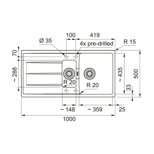 FRANKE 114.0706.627 CNG 651