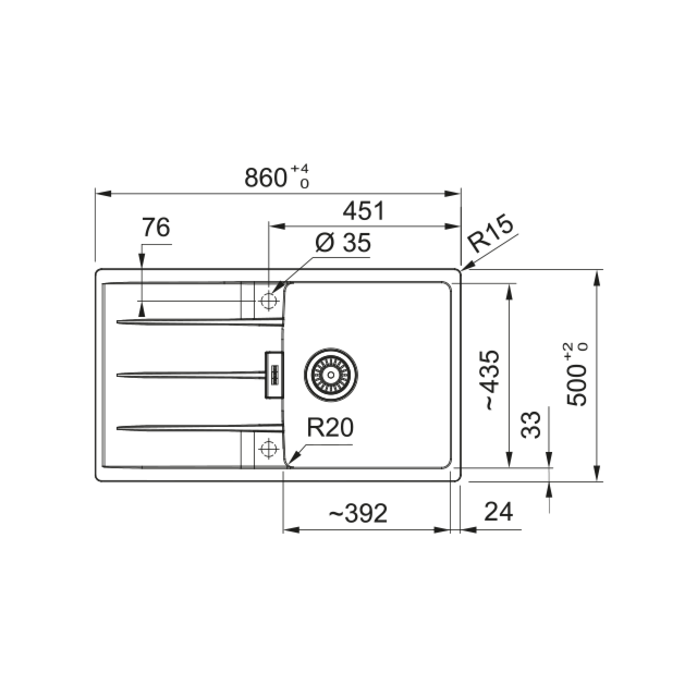 FRANKE 114.0724.108 CNG 611-86