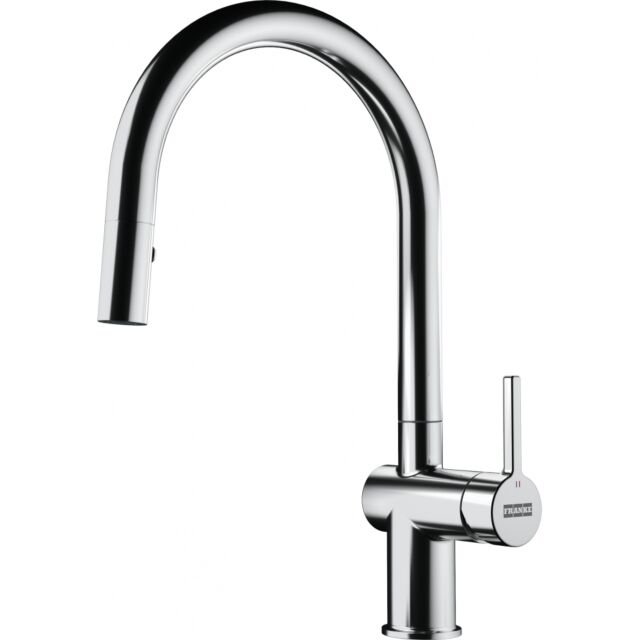 FRANKE 115.0653.401 Active J Spout Dual Spray Pull Down Tap