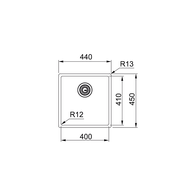 FRANKE 127.0674.582 BXM 210/110-40 Mythos Masterpeice 