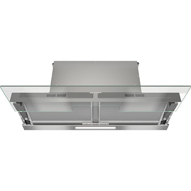 Miele DAS 4940 GLASS 90cm wide - 200-625 m3/hr - Extraction + Recirculation - 'A++' energy rated - '