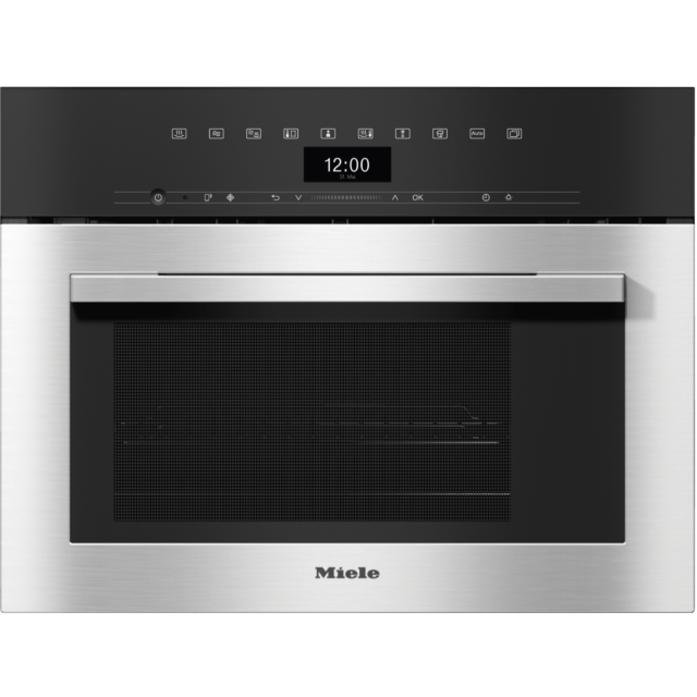 Miele DGM7340 Steam Oven and Microwave, SensorTronic; 40 litre capacity, DualSteam technology; 80-10