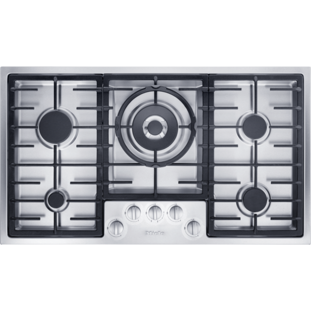 Miele KM2354-1 888mm wide, 5 zone gas hob with dual wok