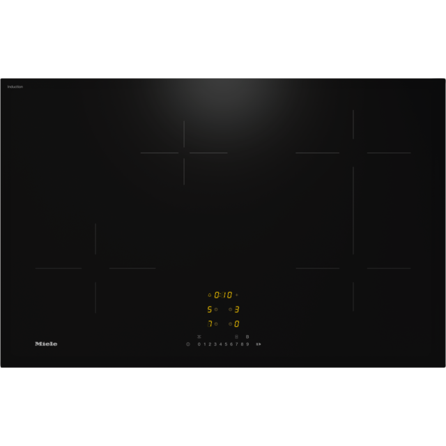 Miele KM7373FL 800mm wide (for cut outs of 780 for flush fit, or 750-780 for surface mount), 4 zone 