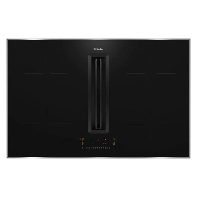 Miele KMDA 7272-1 FR SILENCE 2 In 1 Hob with integral Countertop Extractor. 4 single cooking zones, 