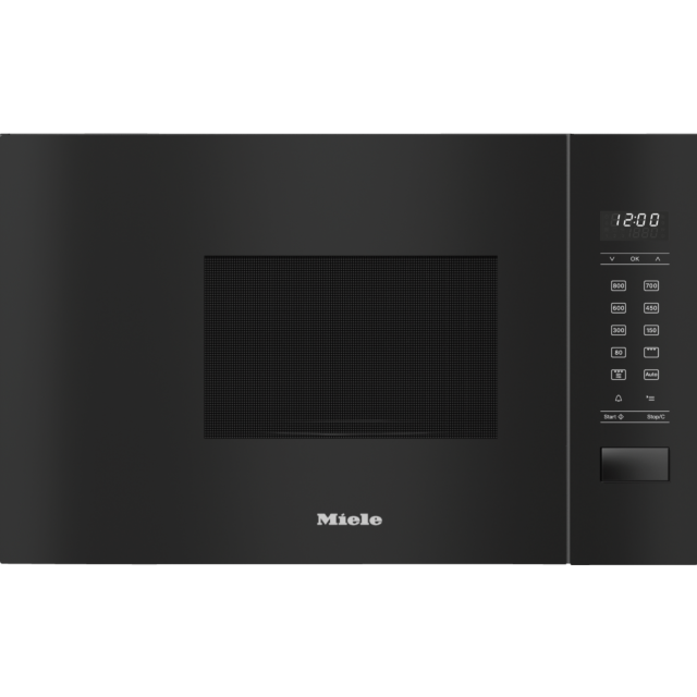 Miele M2234SC 60cm wide, 80-900W Microwave, 800W Grill, EasySensor, 17 litre capacity, Automatic Pro