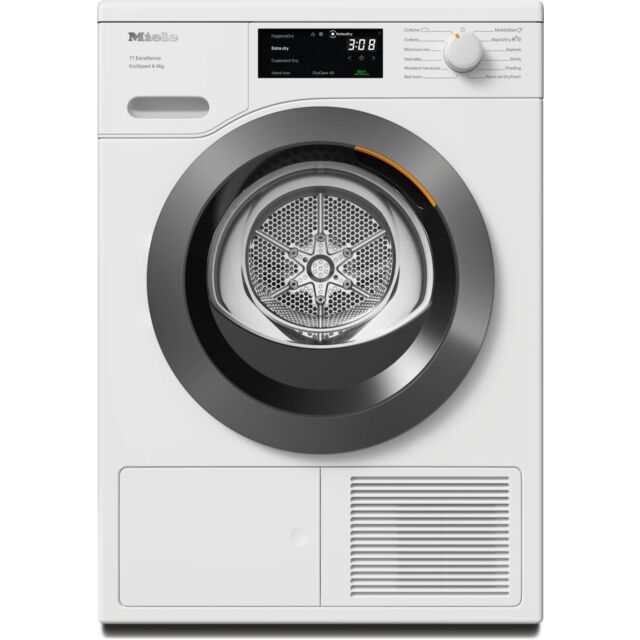 Miele TED645 WP Heat Pump, 9kg Honeycomb drum with Glass Door, A+++ energy rating, EcoSpeed & EcoDry