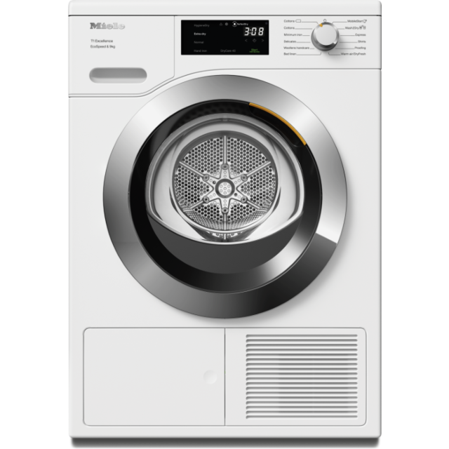 Miele TEH785 WP Heat Pump, 9Kg Honeycomb Drum With Led Lighting, A+++ Energy Rating, Ecodry, Very Qu