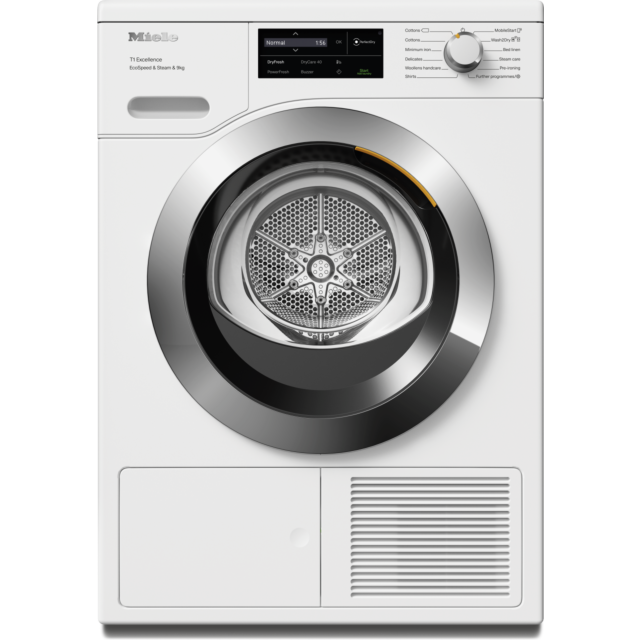 Miele TEL785 WP Heat Pump, 9kg Honeycomb drum with LED lighting, A+++ energy rating, EcoDry, Extreme