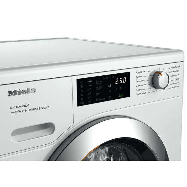 Miele WEG885 WCS 9Kg W1 Twindos Powerwash Washing Machine 1400Rpm