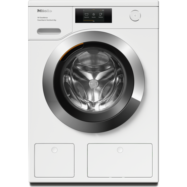 Miele WER865 WPS 9kg Honeycomb drum with pre-ironing and LED lighting, 1600rpm spin, Energy Rating (