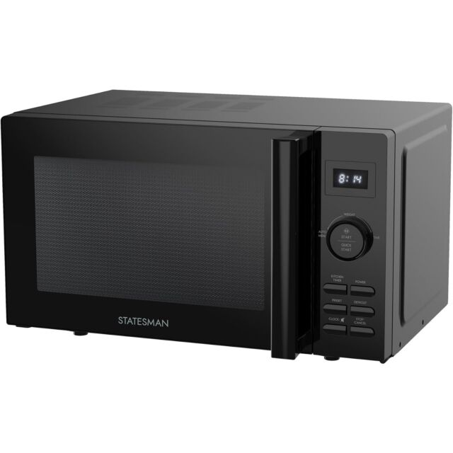 Statesman SKMS0820DSB 20L 800W Microwave With Stainless Steel Interior