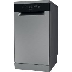 Whirlpool WH2FE10CS80XUK Freestanding 45cm Slimline Dishwasher - Inox