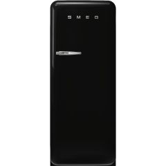 Smeg FAB28RBL5UK 60cm 50s Style Right Hand Hinge Fridge with Icebox, Black