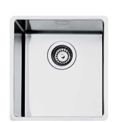 Smeg VFU34SFR Undermounted Single Bowl Sink, Stainless Steel