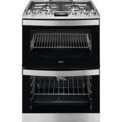 AEG CKB6541ACM Dual Fuel Cooker with Double Oven - Stainless Steel