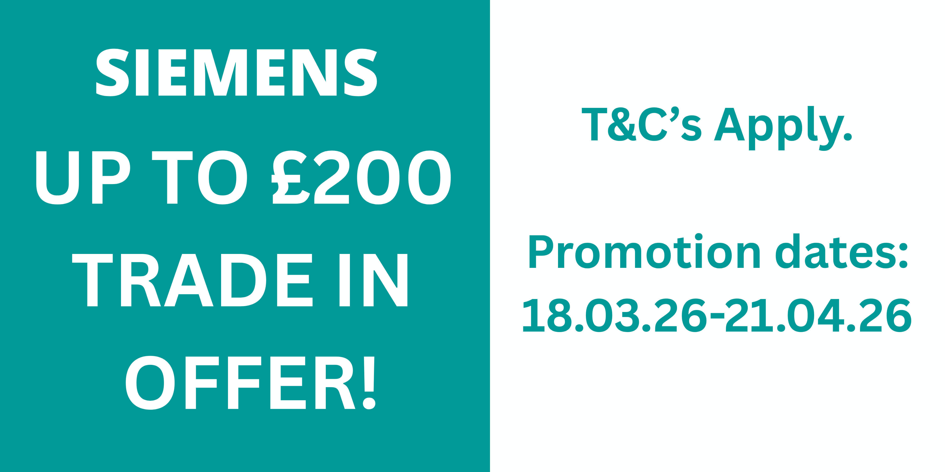 siemens trade in product page